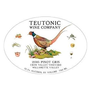 Teutonic Pinot Gris Crow Valley Vineyard Willamette Valley - 2024 - 750ML