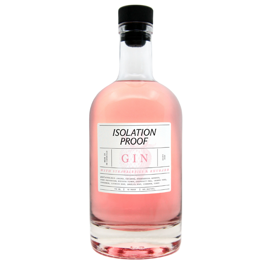 Isolation Proof Gin Strawberry Rhubarb 750ML