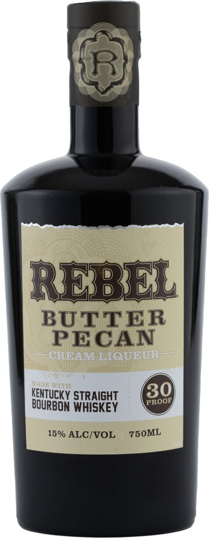 Rebel Butter Pecan Bourbon Cream Liqueur 15% ABV 750mL