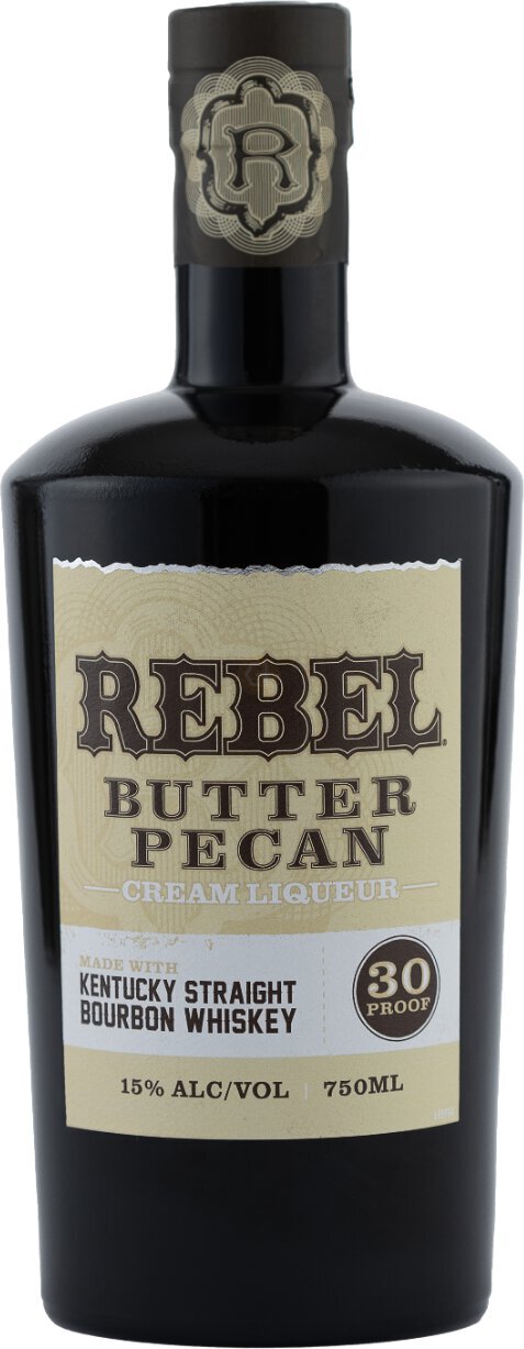 Rebel Butter Pecan Bourbon Cream Liqueur 15% ABV 750mL