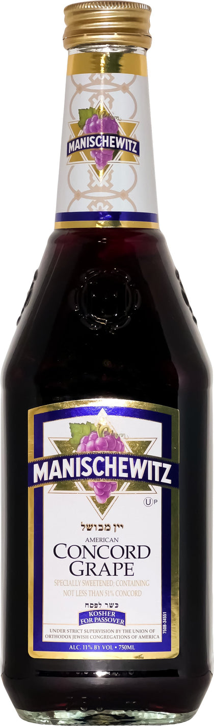Manischewitz Concord Grape Kosher Wine 750ML