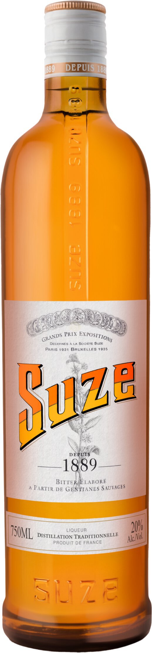 Suze Bitter Liqueur 20% ABV 700mL