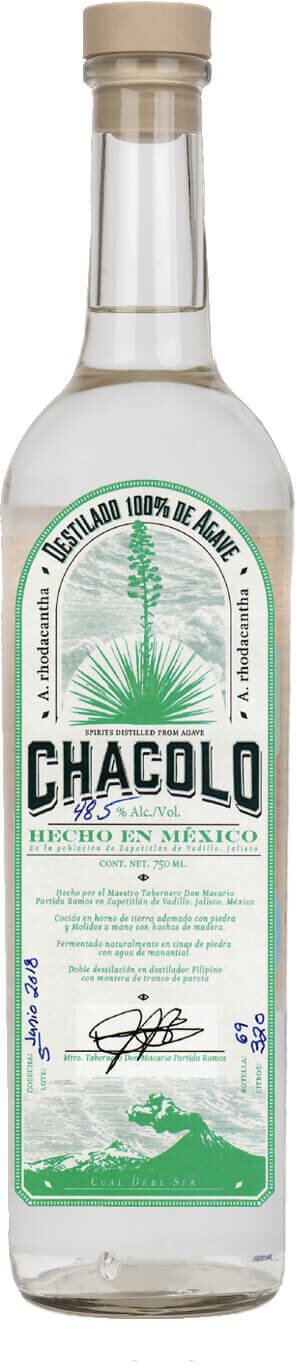 Destilado de Agave, Ixtero Amarillo, Chacolo - NV - 750ML