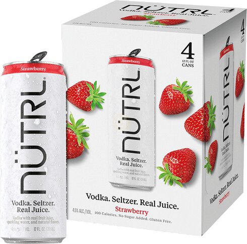 Nutrl Strawberry Vodka CAN