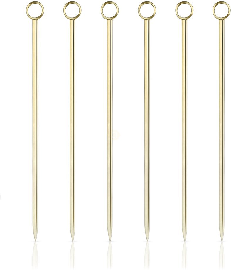 Belmont Cocktail Picks in Gold Viski