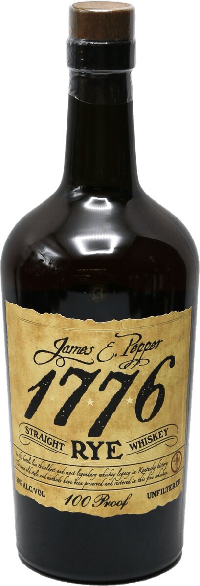 James E. Pepper 1776 Straight Rye Whiskey 100 Proof 750mL