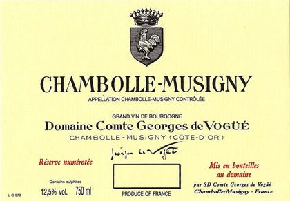 Domaine Comte Georges De Vogue Musigny V V - 2014 - 750ML