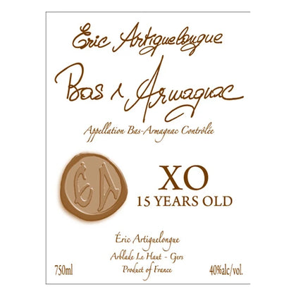Eric Artiguelongue Armagnac XO 15 Years Old - NV - 750ML