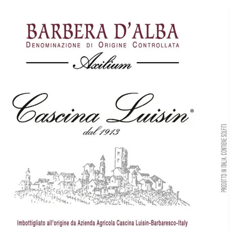 Cascina Luisin Axilium Barbera d'Alba DOC - 2017 - 750ML