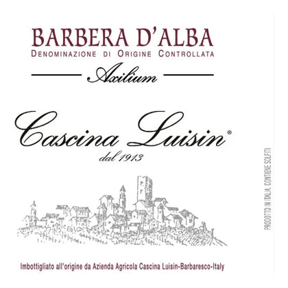 Cascina Luisin Axilium Barbera d'Alba DOC - 2018 - 750ML
