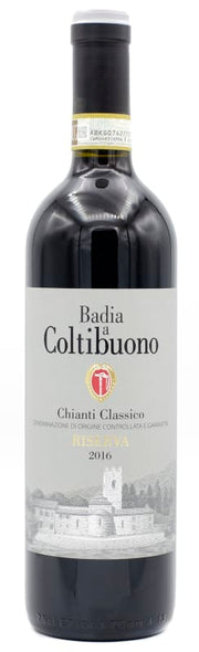 Badia A Coltibuono Chianti Classico Riserva Estate Np - 2016 - 750ML