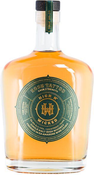 Single Malt Irish Whiskey, 'Rose Tattoo - Ex-Amarone Cask', High N' Wicked - NV - 750ML