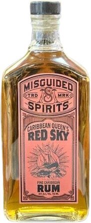 MISGUIDED CARIBBEAN QUEENS RED SKY DARK RUM 6CS 80PF - 750ML - NV