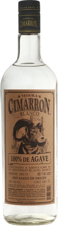 CIMARRON TEQUILA BLANCO 12 CS 80 PF - 1L - NV