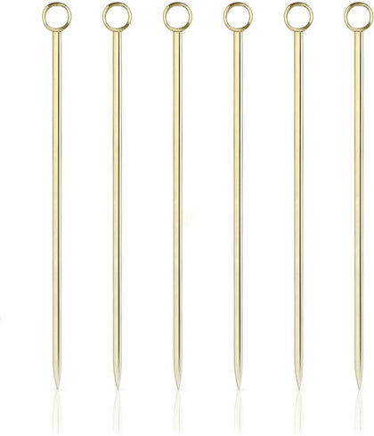 Belmont Cocktail Picks in Gold Viski