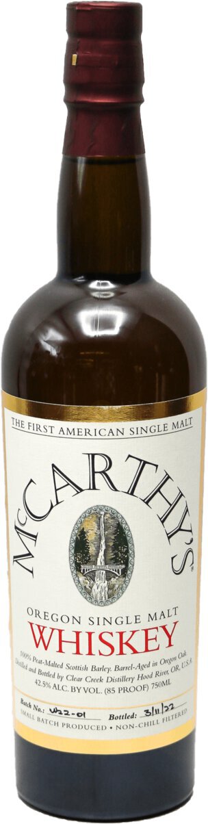 McCarthy's Oregon Single Malt Whiskey 750ML
