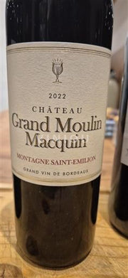 Grand Moulin Macquin Chateau Montagne St Emilion - 2022 - 750ML