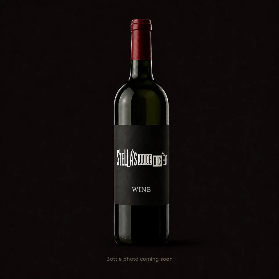 Grove and Vine 750ML — representative Stella’s Juice Box bottle; product photo coming soon
